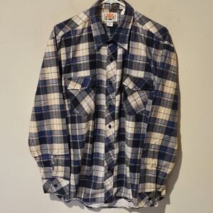 Vintage Sundance Western Flannel Shirt - Size Large